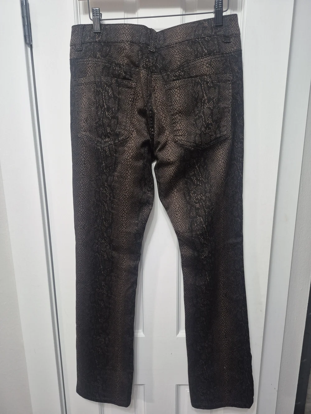 Liverpool Brown Snake-Print Women’s Jeans